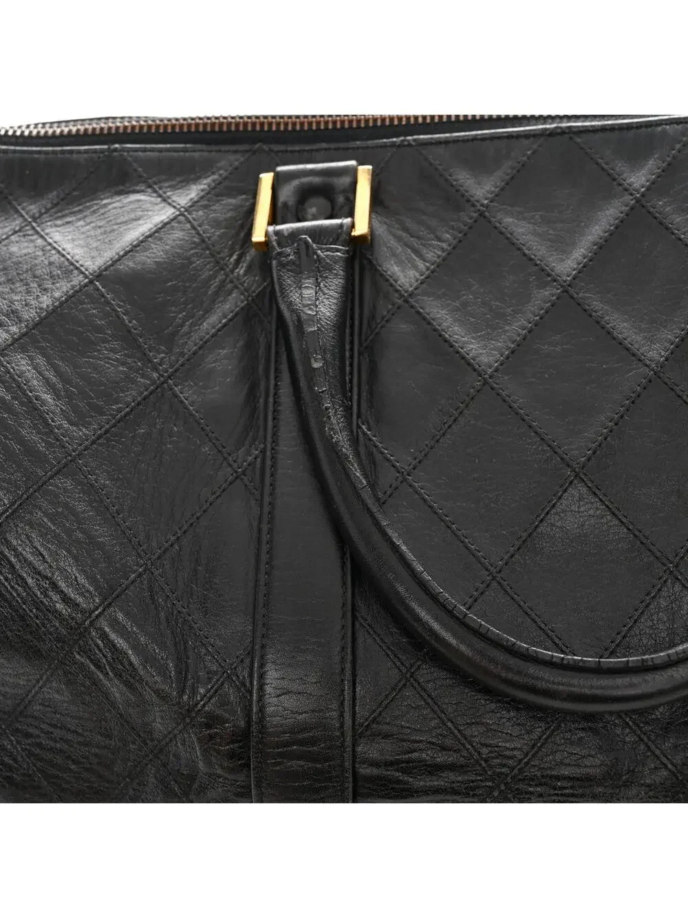 Chanel Calfskin Stitched Duffle Travel #335685C20B
